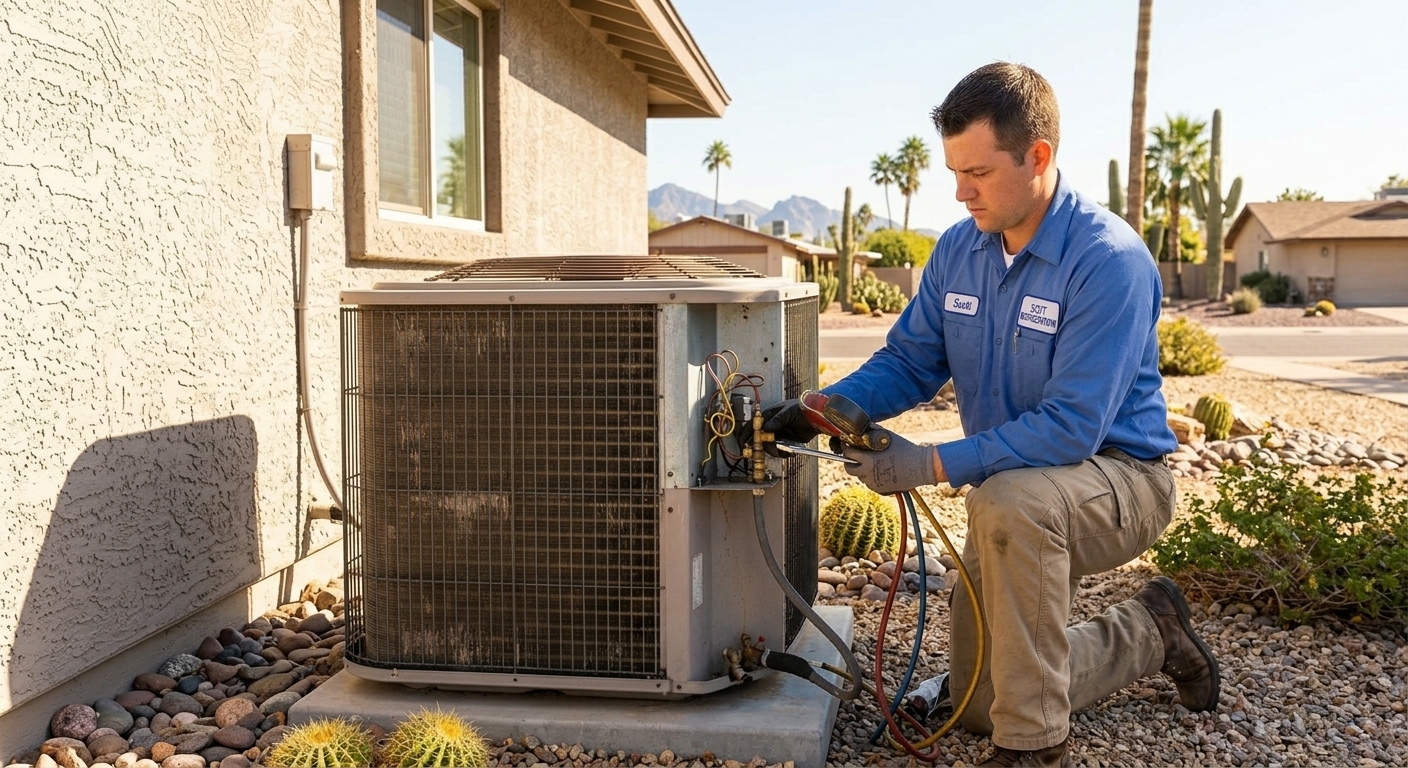 AC maintenance for efficiency in Phoenix home